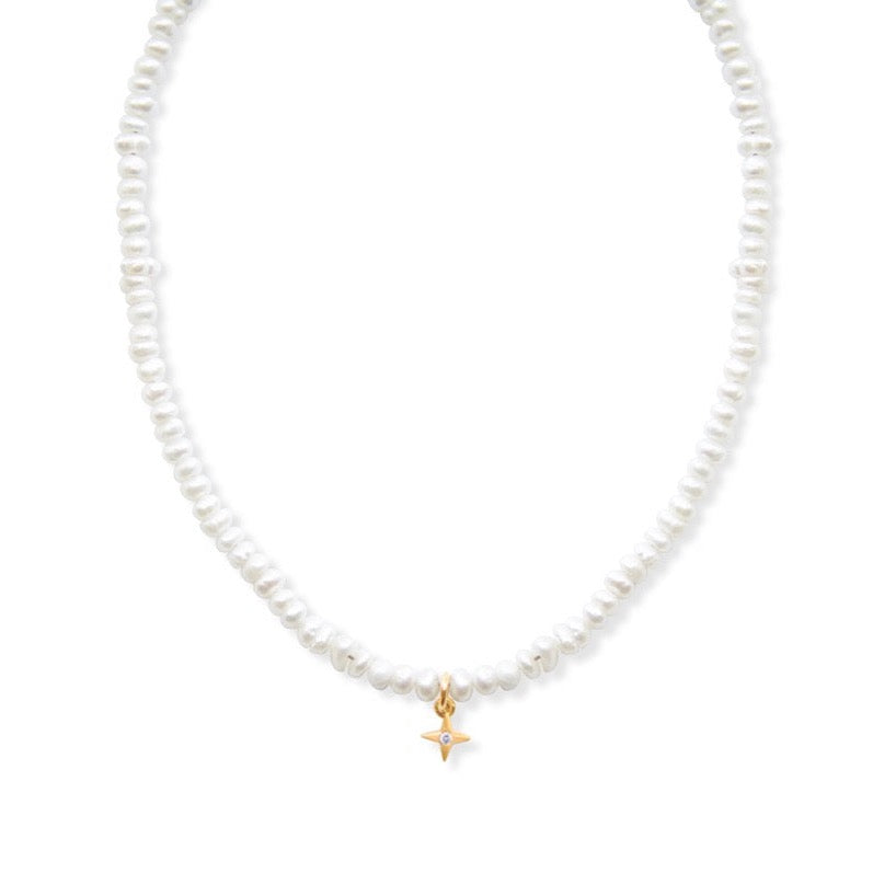 Tiny Freshwater Pearl Necklace