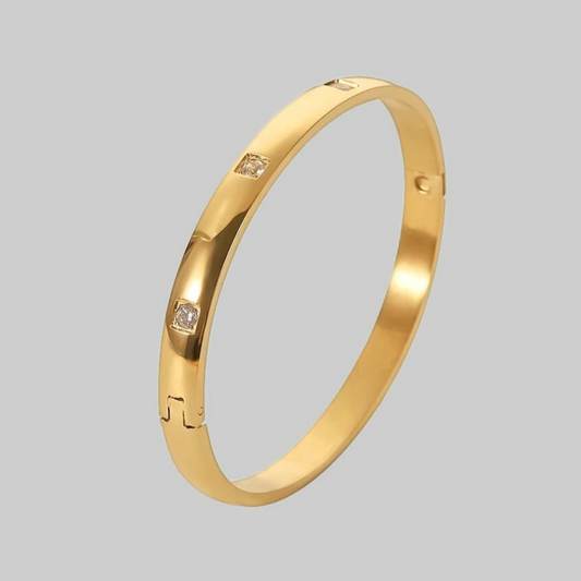 Estela CZ Bangle Bracelet