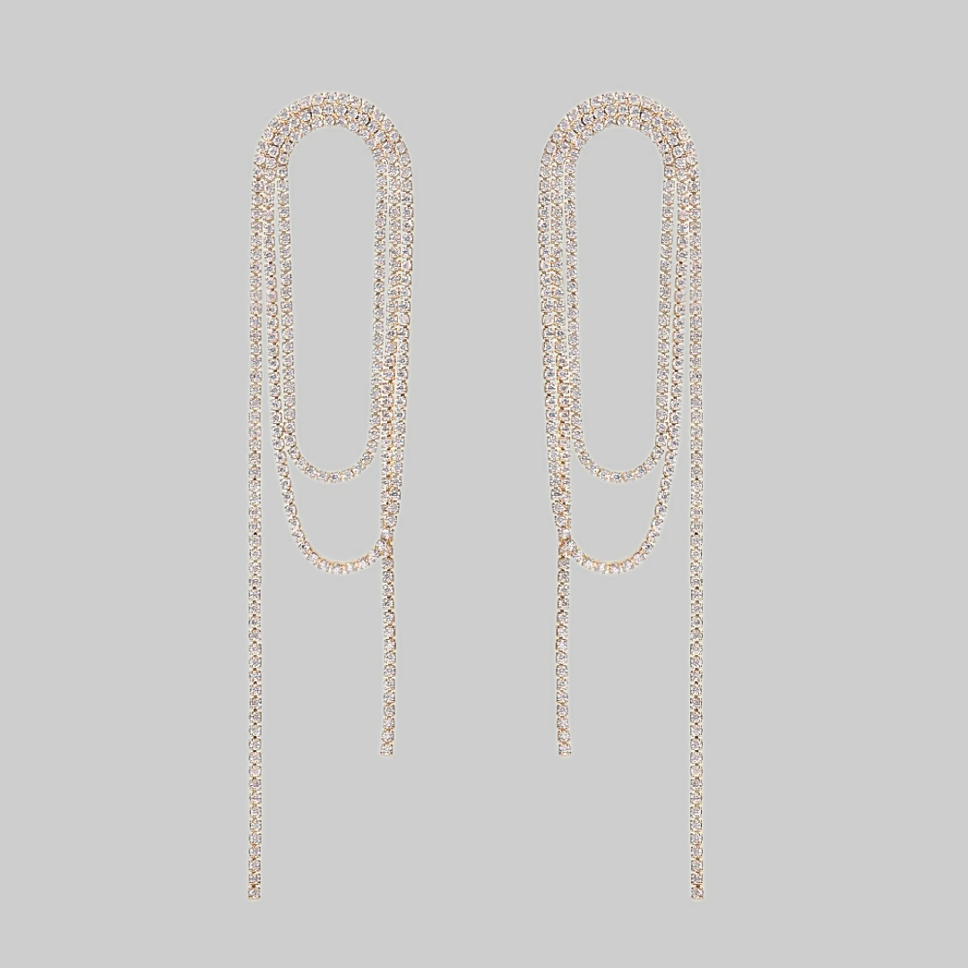 Cullinan Long CZ Earrings