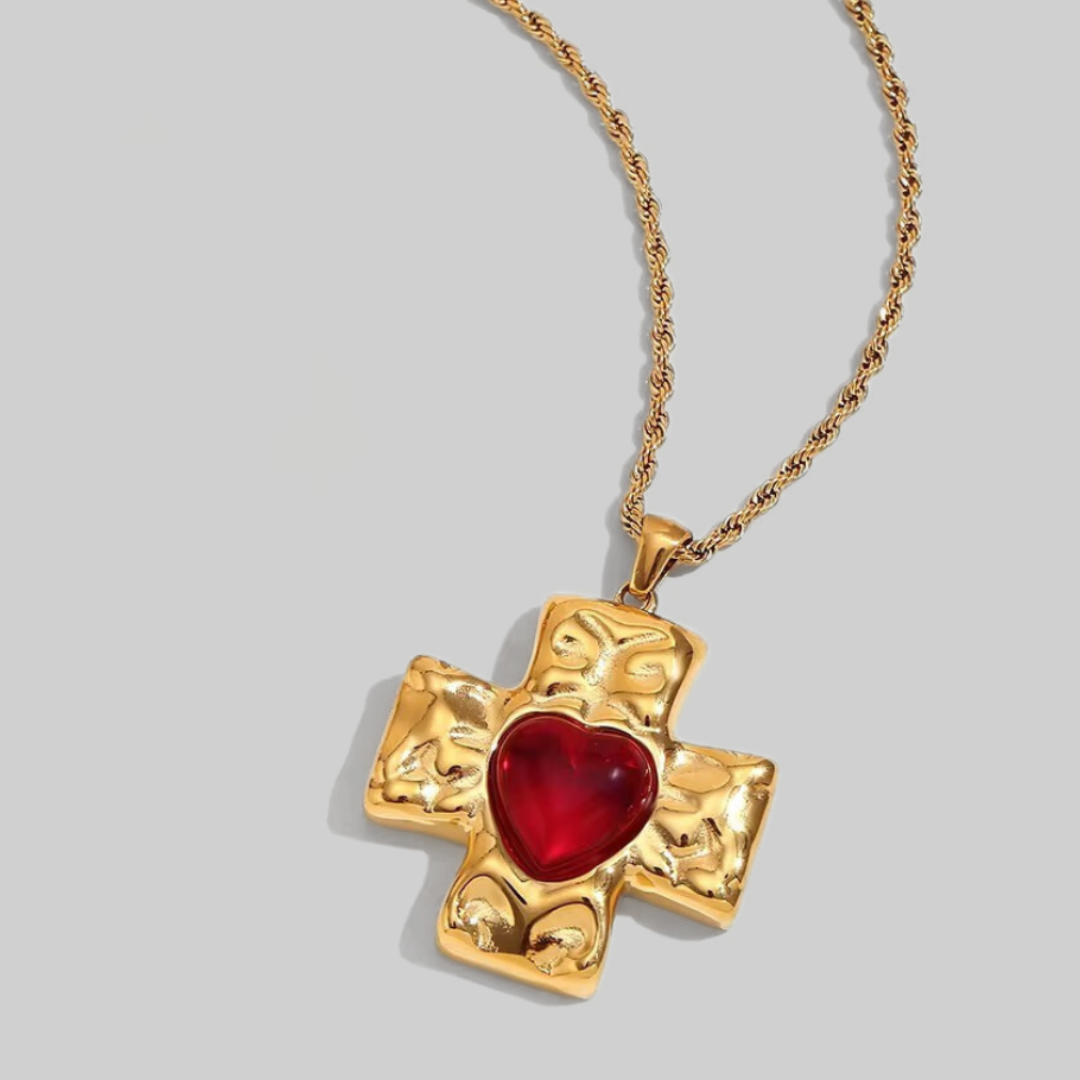 Sanctus Amor Cross Necklace