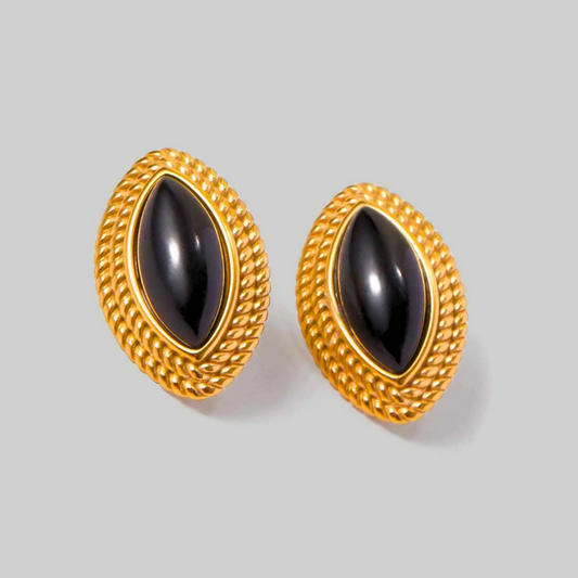 Rachelle Agate Statement Earrings