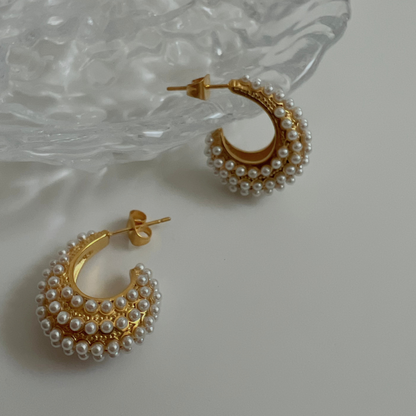 Cassidy Multi-Pearl Earrings