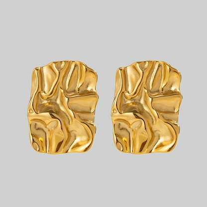 Leeanne Rectangular Earrings | Gold