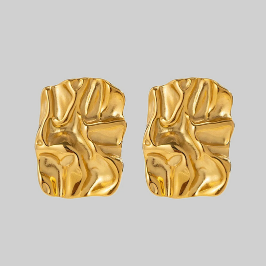 Leeanne Rectangular Earrings | Gold