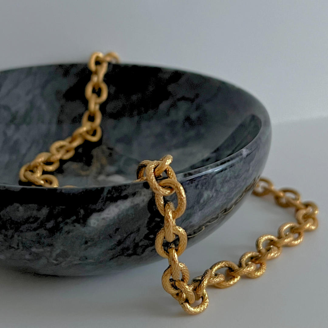 Kaia Link Chain Necklace | Gold