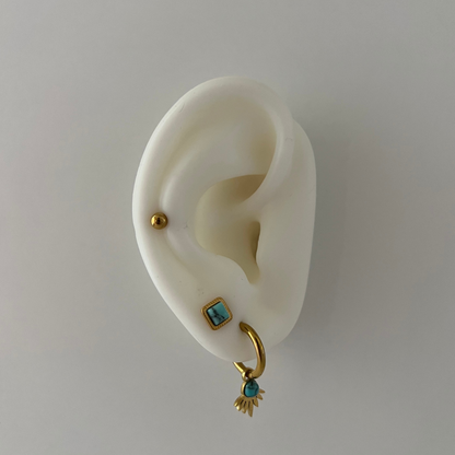 Turquoise Ear Stack | 6 pieces