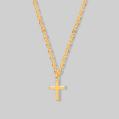 Bernice Gold Cross Pendant Necklace