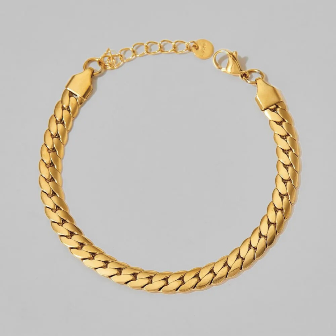 Betty Flat Cuban Bracelet