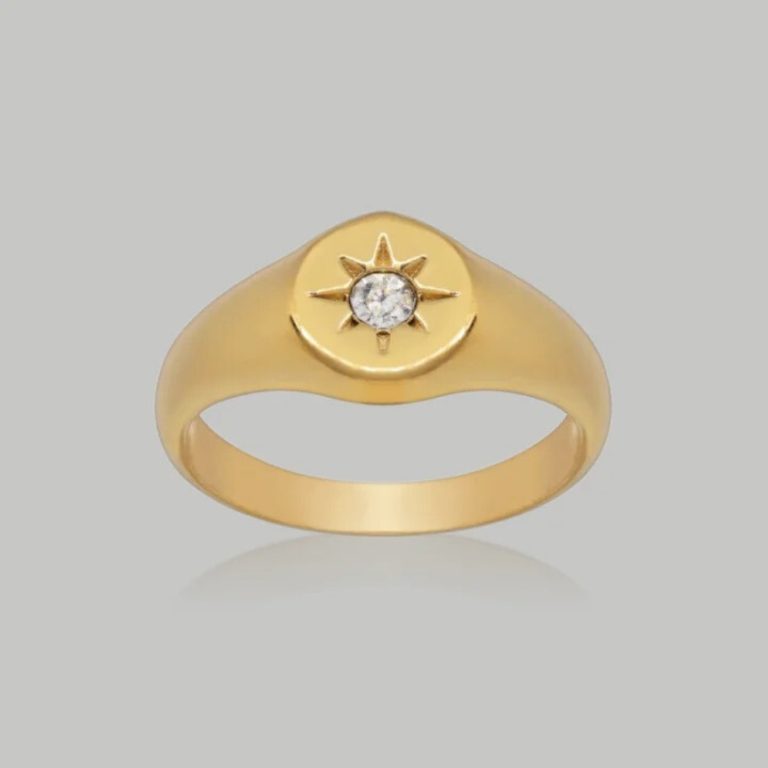 Aster CZ Star Ring