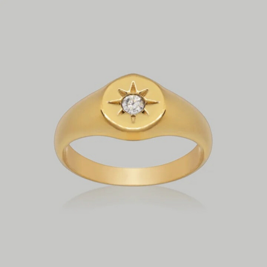 Aster CZ Star Ring