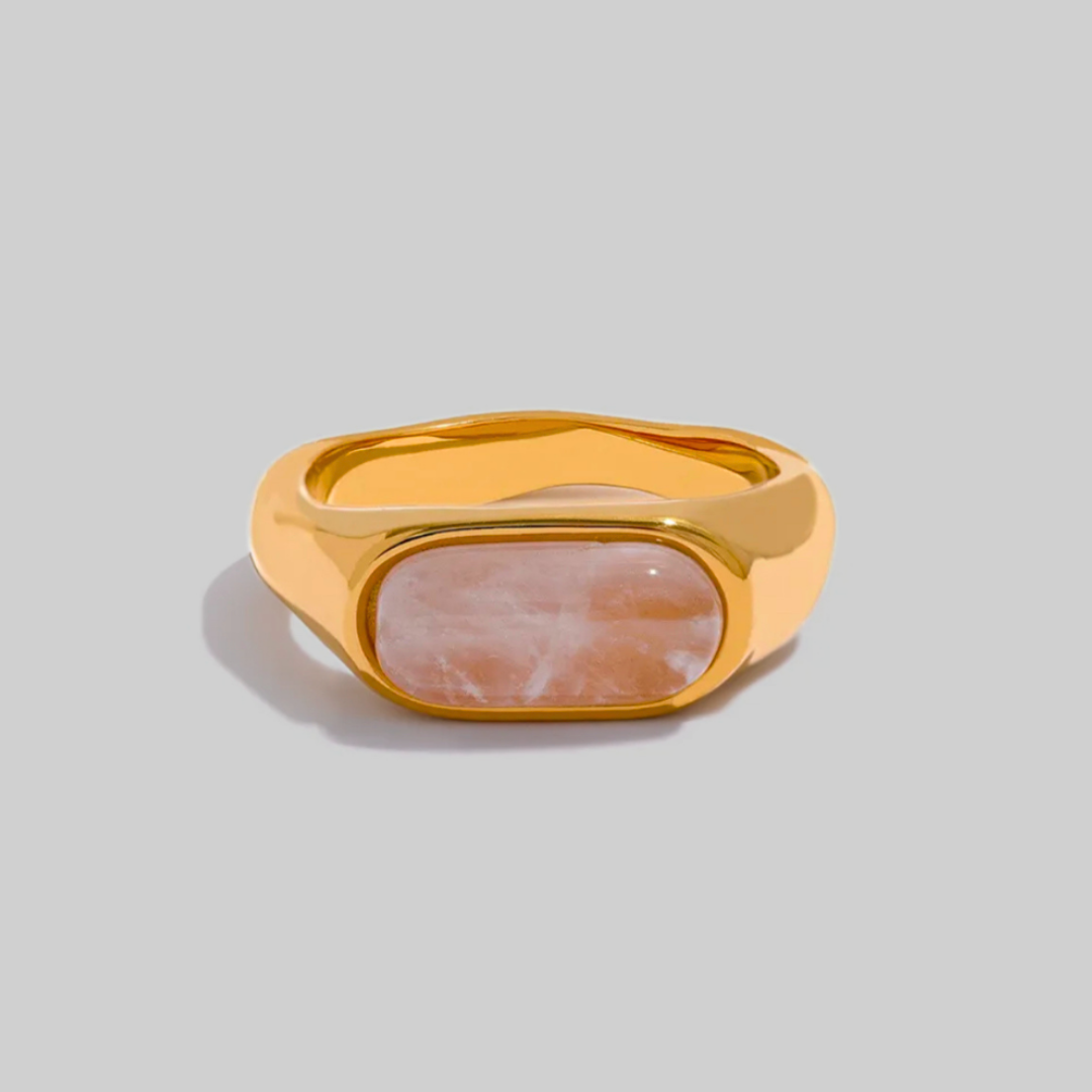 Mila Pink Quartz Ring