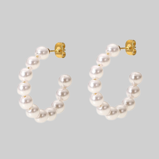 Adlyn Pearl Hoops