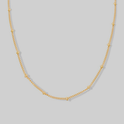 Sabina Satellite Chain Necklace | Gold