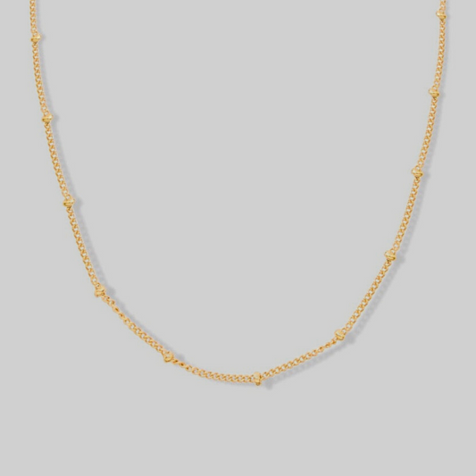 Sabina Satellite Chain Necklace | Gold