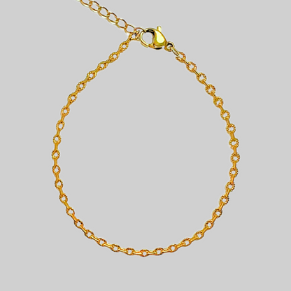 Aritzia Dainty Flat Rolo Chain Bracelet