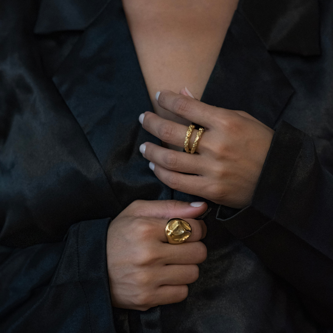 Irregular Surface Statement Ring