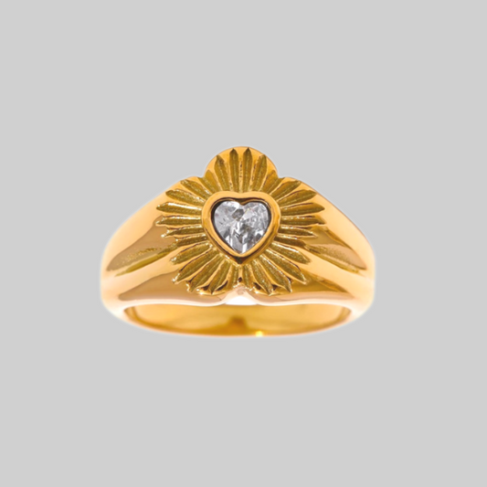 Sacred Heart Signet Ring