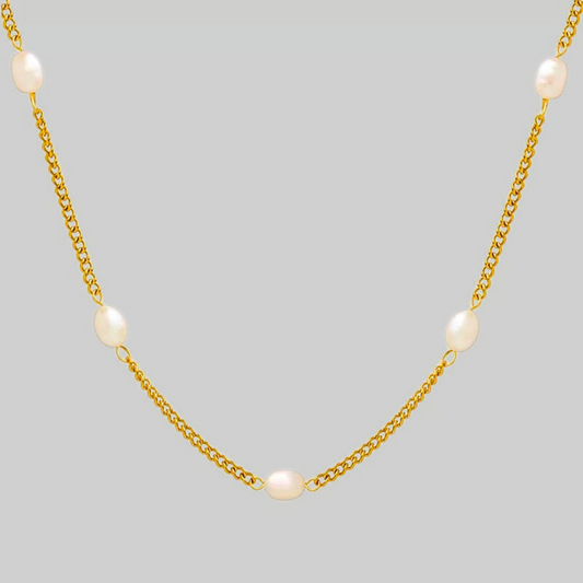 Fernanda Multi Pearl Shorty Necklace