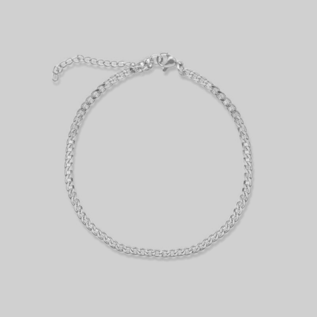 Emery Curb Chain Bracelet | Silver