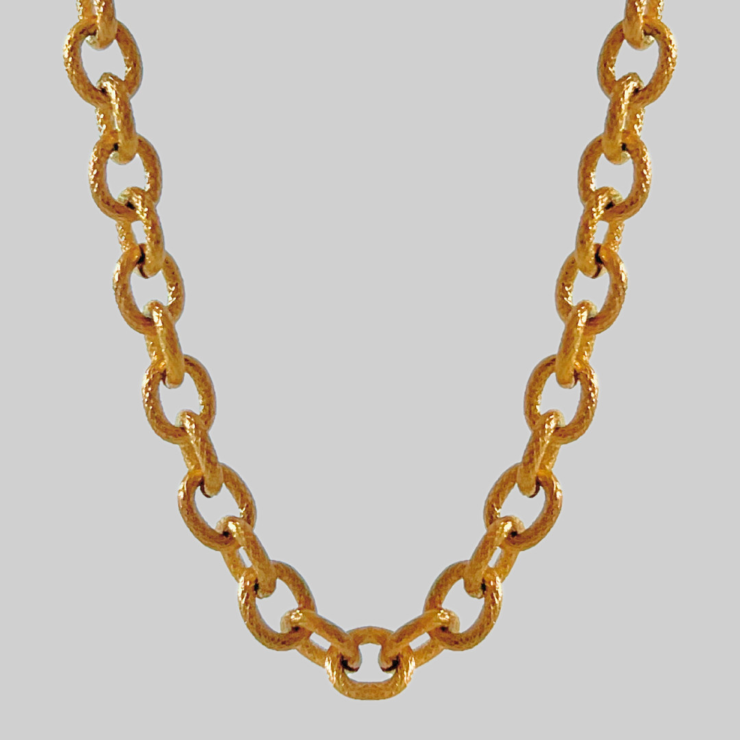 Kaia Link Chain Necklace | Gold