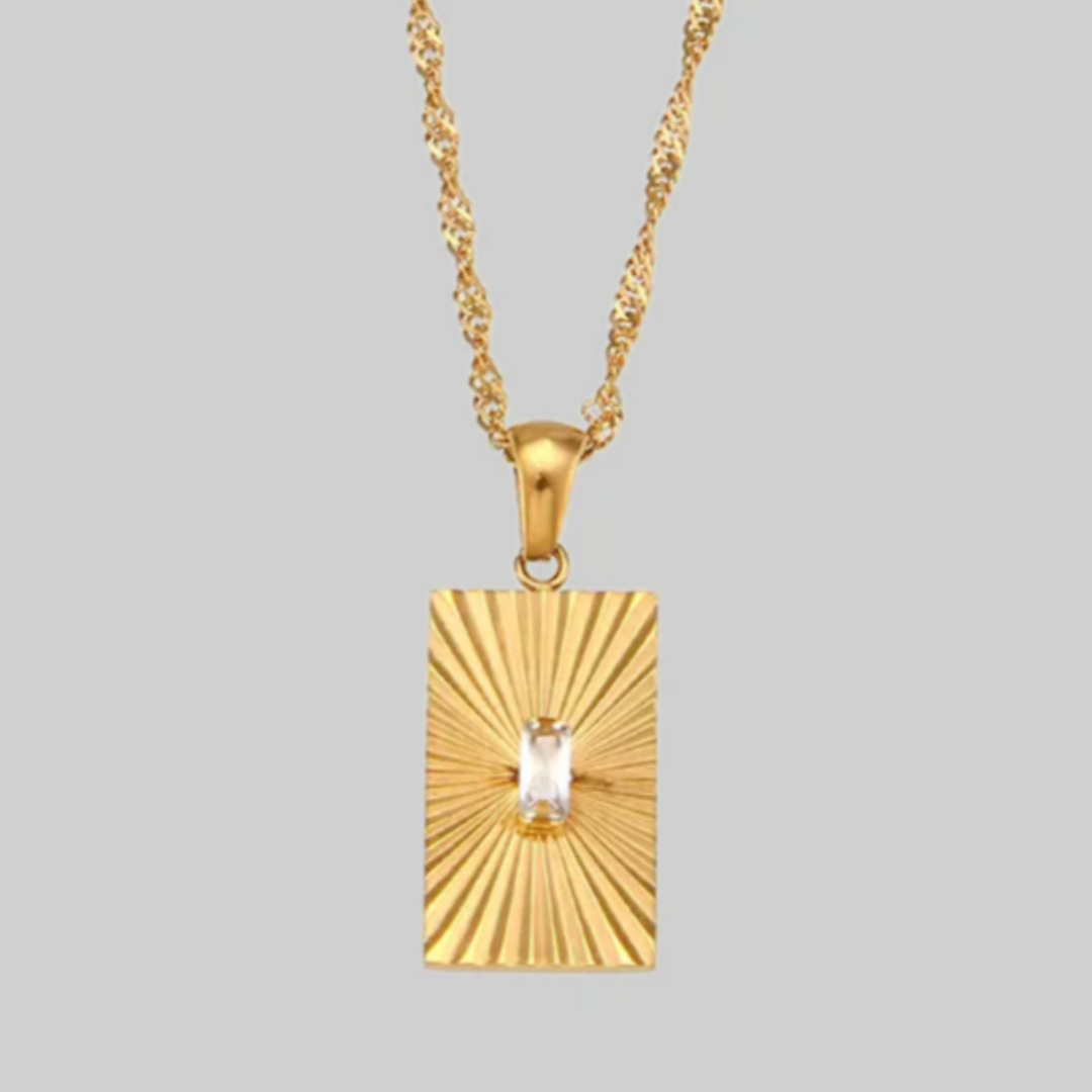 Karen CZ Pendant Necklace