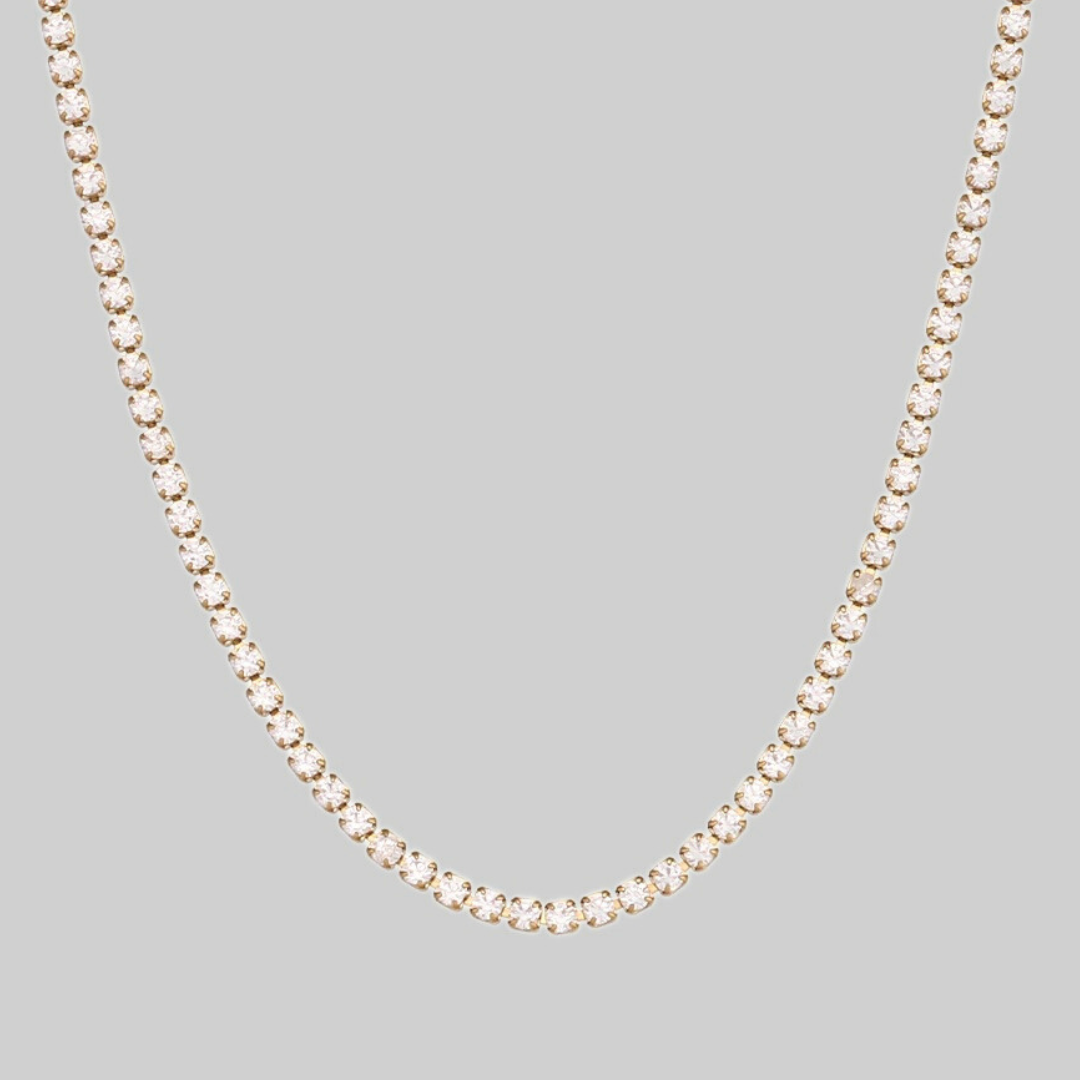 Felipa Dainty Basic Tennis Necklace