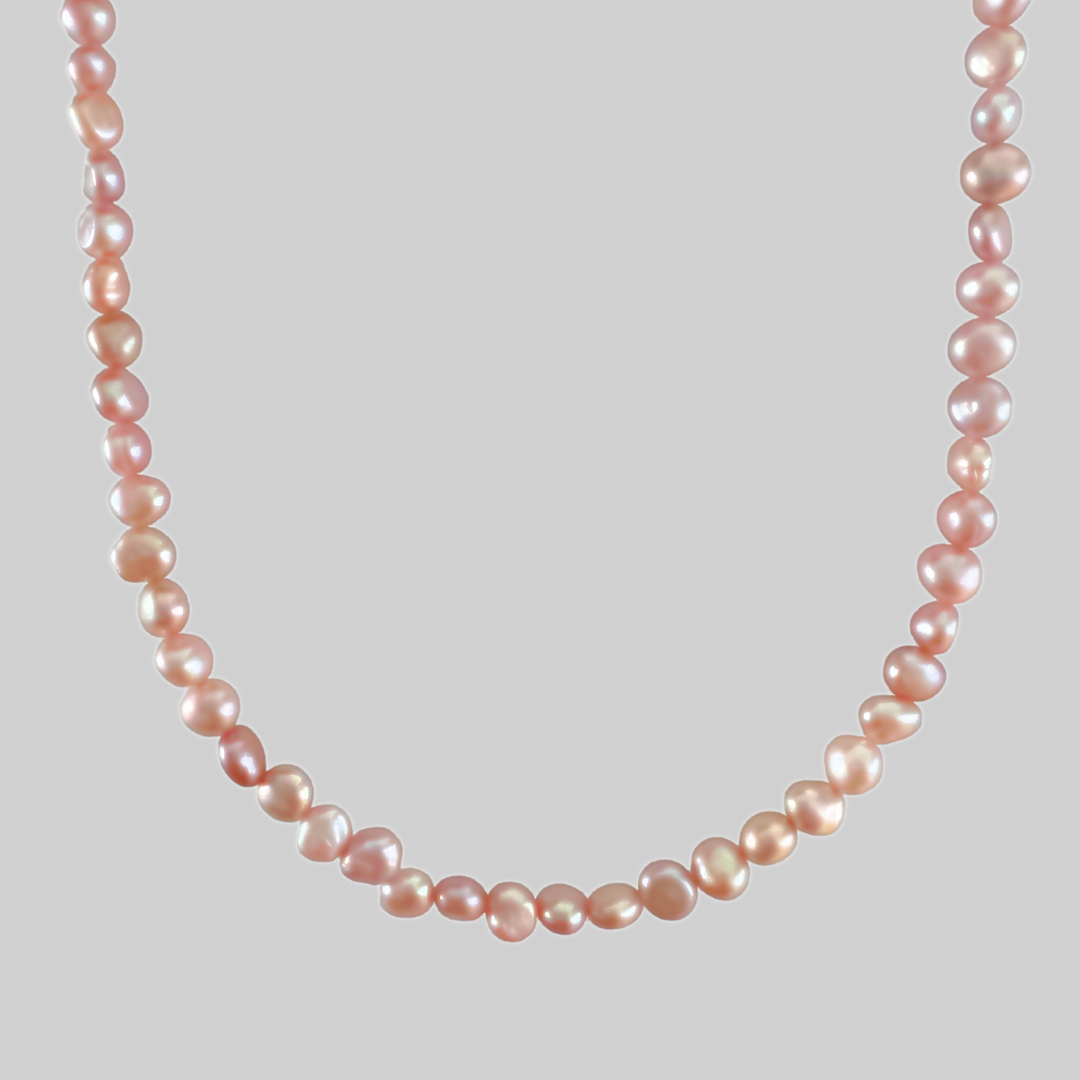 Ariel Baby Pearl Necklace | Pink Lavender