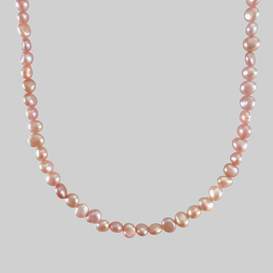 Ariel Baby Pearl Necklace | Pink Lavender