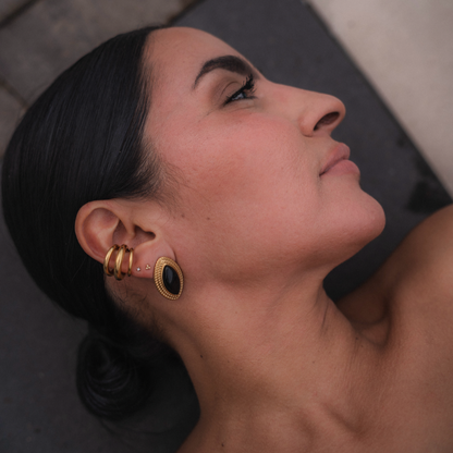 Rachelle Agate Statement Earrings