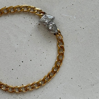 Penelope Double CZ  Bracelet