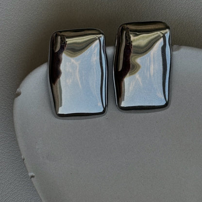 Dorothy Polished Earrings | Silver