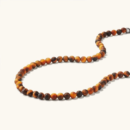 John Doe's Tiger Eye Beaded Necklace