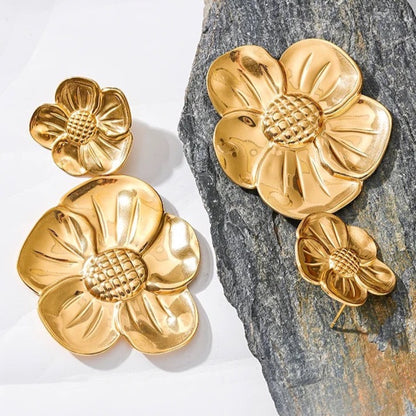 Daisy Statement Flower Earrings