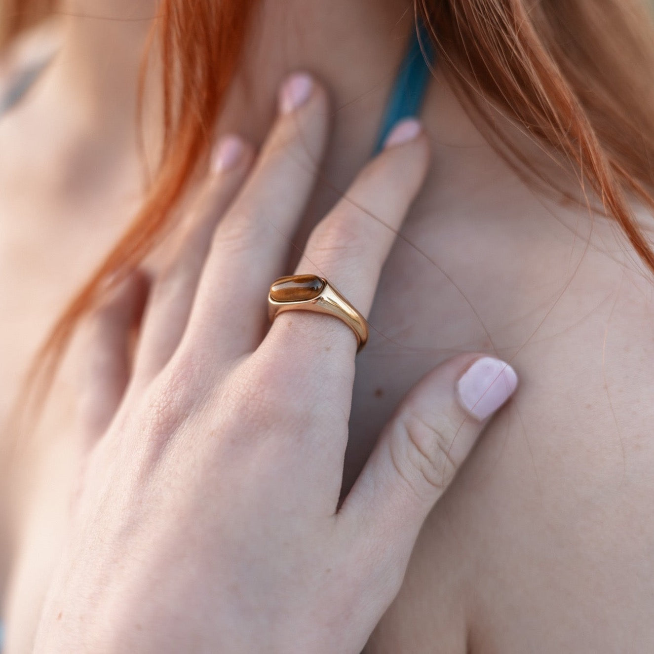 Milan Tiger Eye Ring