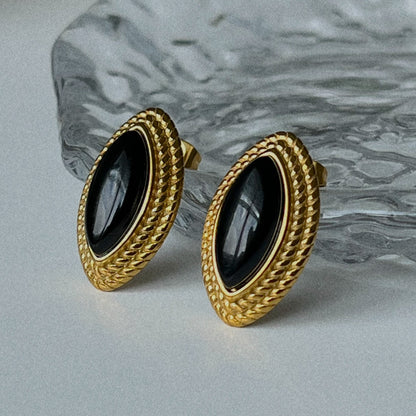 Rachelle Agate Statement Earrings