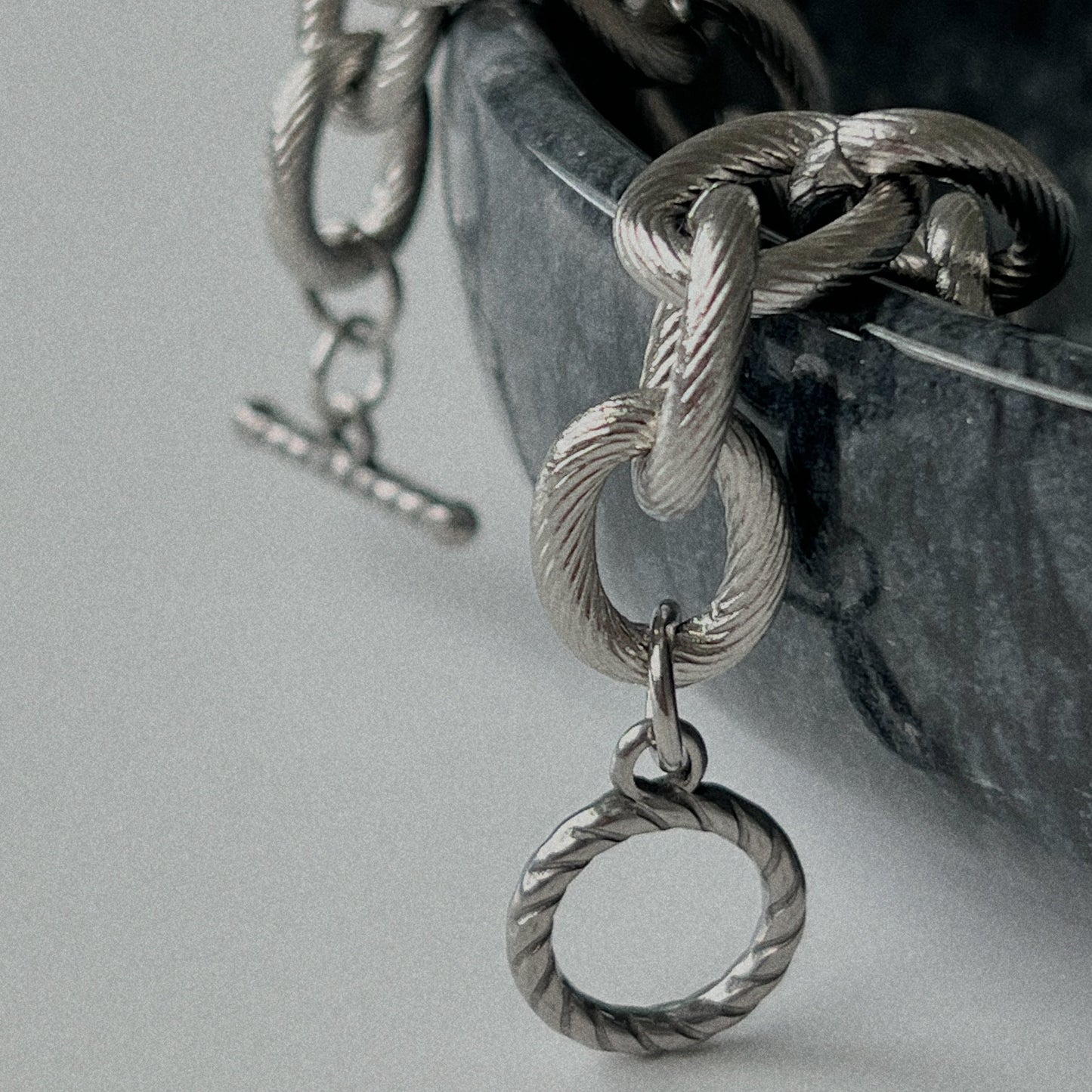 Aura Large Link Chain Bracelet | Silver