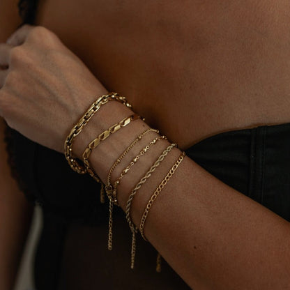 Sabina Satellite Chain Bracelet | Gold