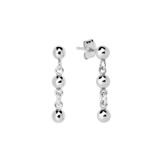 Peyton Triple Ball Stud Earring