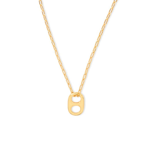 Sully Dainty Soda Tab Paperclip Necklace