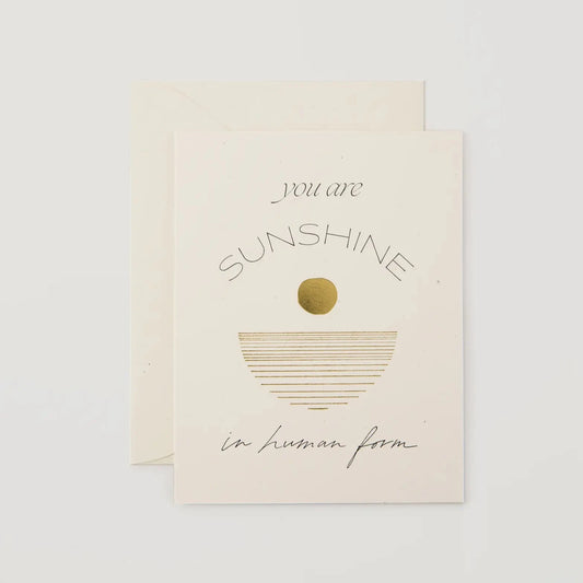 You Are Sunshine Card